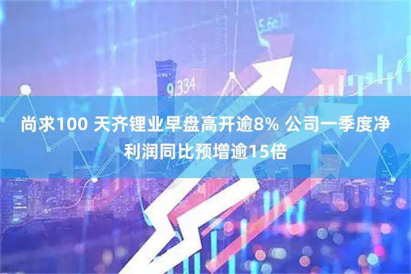 尚求100 天齐锂业早盘高开逾8% 公司一季度净利润同比预增逾15倍