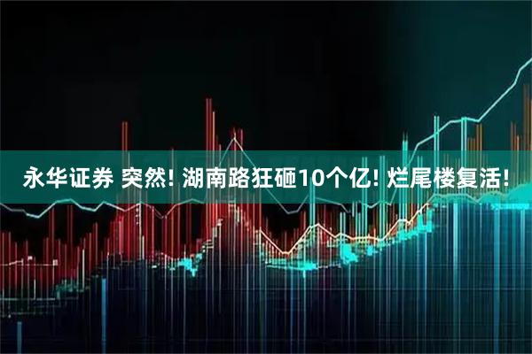 永华证券 突然! 湖南路狂砸10个亿! 烂尾楼复活!