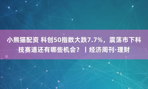小熊猫配资 科创50指数大跌7.7%，震荡市下科技赛道还有哪些机会？丨经济周刊·理财